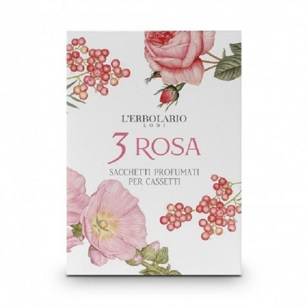 3 ROSA SACCHETTO PROFUMATO PER CASETTI L'ERBOLARIO