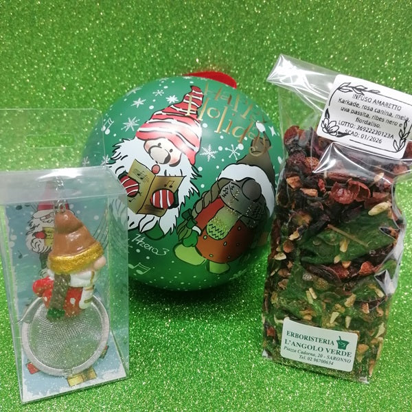PALLA DI NATALE CON INFUSO E COLINO