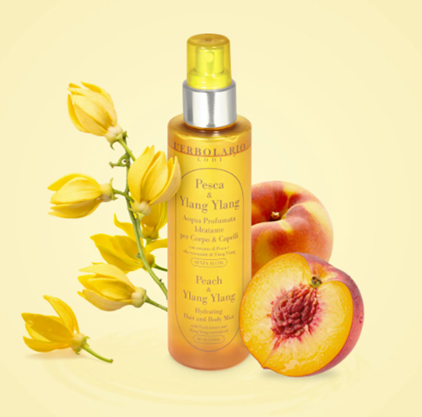 ACQUA PROFUMATA IDRATANTE PESCA E YLANG YLANG