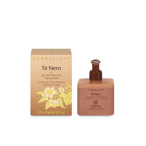 TE' NERO GEL DETERGENTE VISO & MANI L'ERBOLARIO