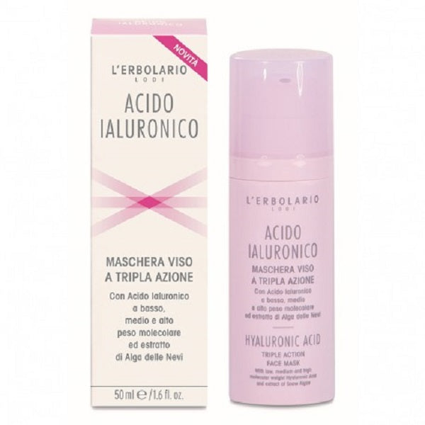 ACIDO IALURONICO MASCHERA VISO TRIPLA AZIONE