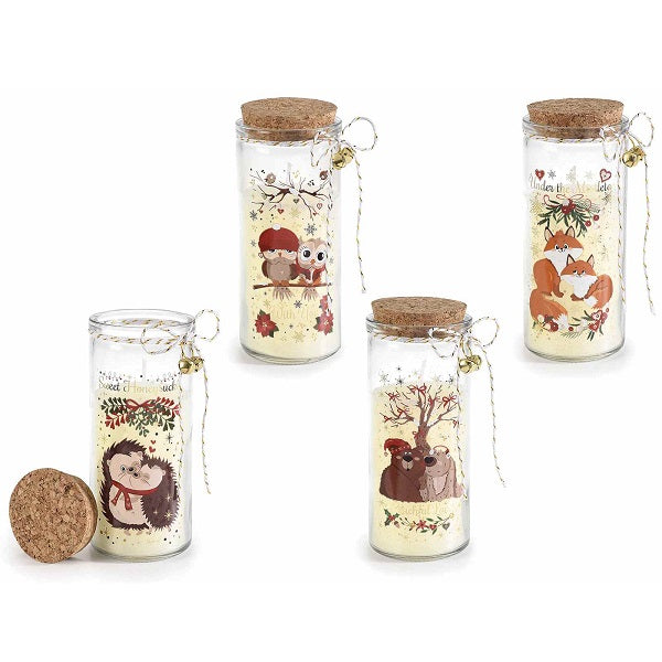 CANDELA IN VETRO SAN VALENTINO