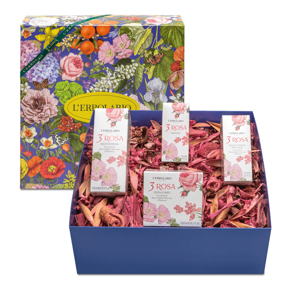 3 ROSA CONFEZIONE REGALO GRANDE