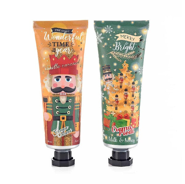 CONFEZIONE REGALO CON CREMA MANI E CREMA PIEDI