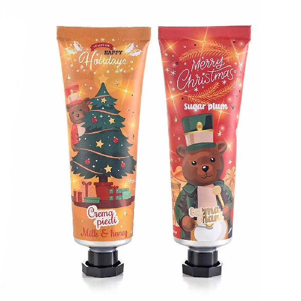CONFEZIONE REGALO CON CREMA MANI E CREMA PIEDI