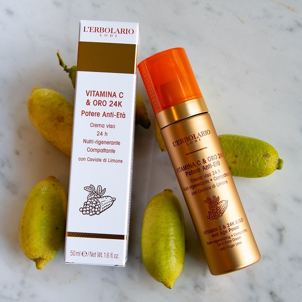 VITAMINA C E ORO 24 K CREMA VISO 24 ORE