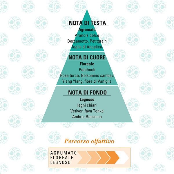 FOGLIERARE ISTINTO PURO PROFUMO PIRAMIDE OLFATTIVA