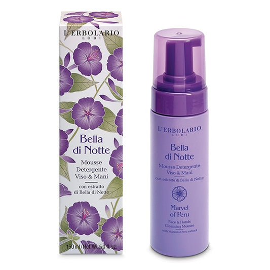 BELLA DI NOTTE MOUSSE DETERGENTE VISO E MANI L'ERBOLARIO