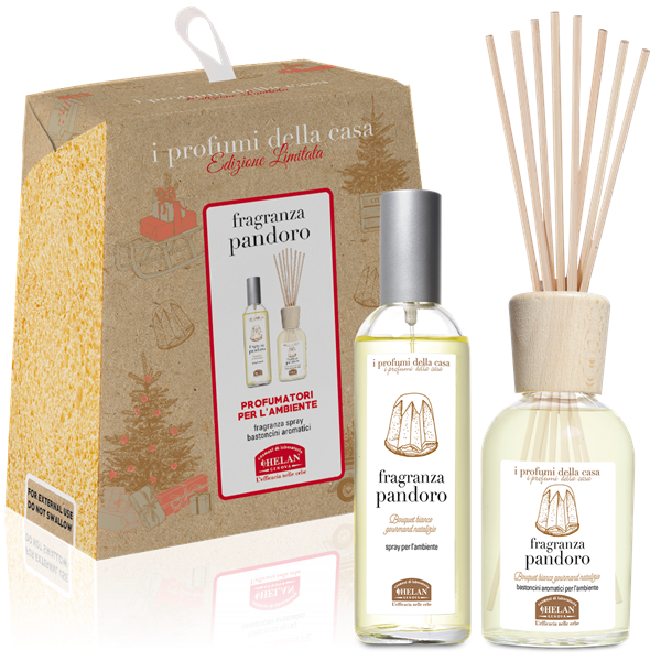 PANDORO SET AMBIENTE SPRAY + BASTONCINI