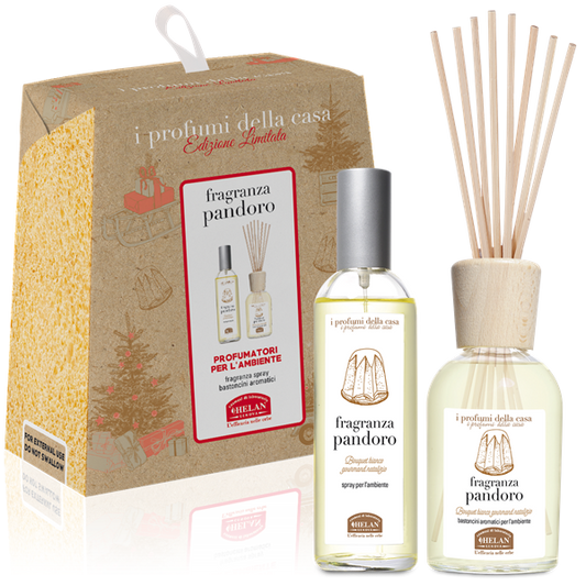 PANDORO SET AMBIENTE SPRAY + BASTONCINI