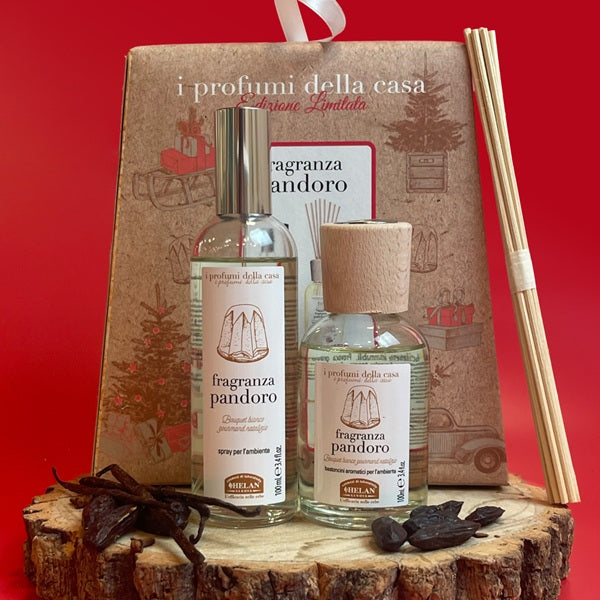 PANDORO SET AMBIENTE SPRAY + BASTONCINI