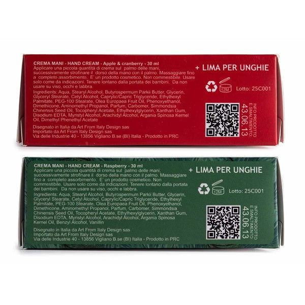 CONFEZIONE REGALO ALBERO CON CREMA MANI E LIMA