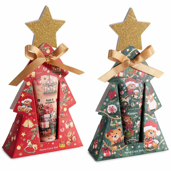 CONFEZIONE REGALO ALBERO CON CREMA MANI E LIMA