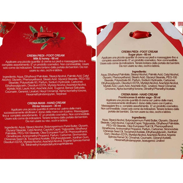 CONFEZIONE NATALE CREMA MANI E CREMA PIEDI