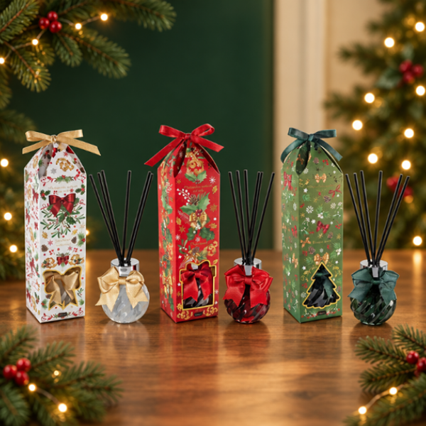 DIFFUSORI CON BASTONCINI PALLINA DI NATALE