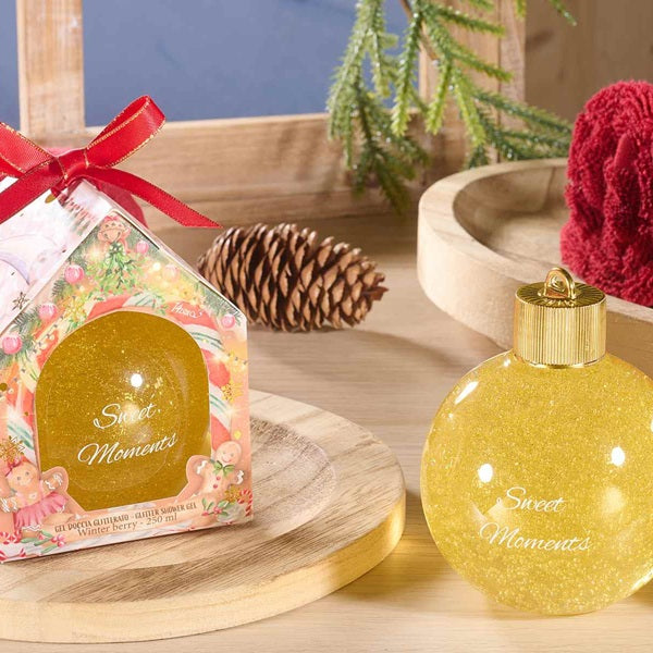 PALLINA CON BAGNOSCHIUMA GLITTERATO