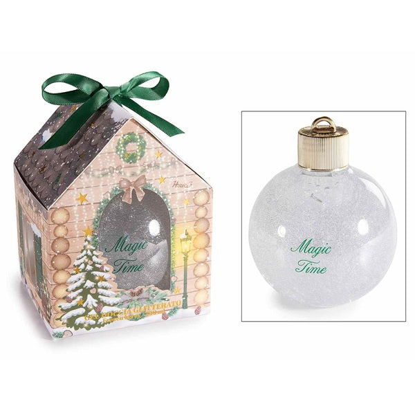PALLINA CON BAGNOSCHIUMA GLITTERATO