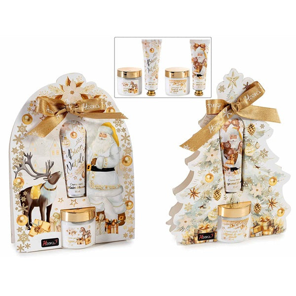 CONFEZIONE REGALO NATALE CON CREMA MANI E CREMA PIEDI
