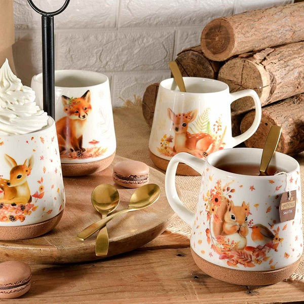 TAZZA CON FONDO IN SUGHERO